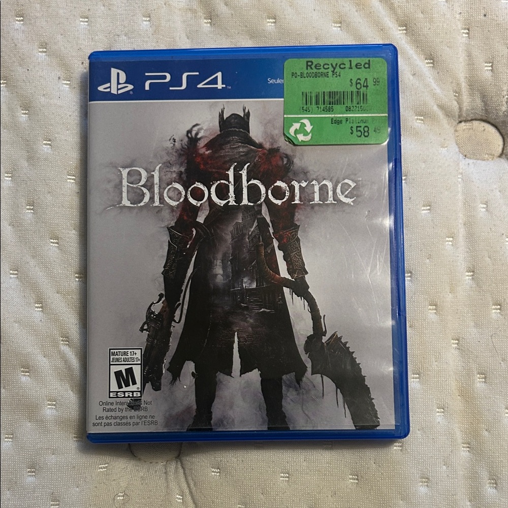 Bloodborne PS4 Game - Blue Case